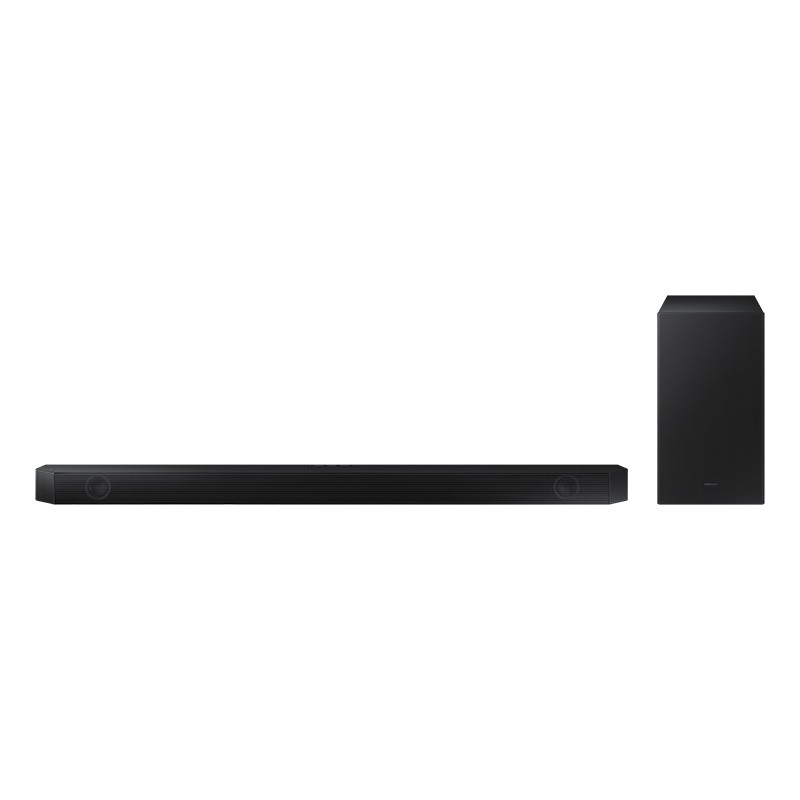 Soundbar Samsung HW-Q60B, 3.1Ch, 340W, Subwoofer Wireless, Dolby Atmos, DTS Virtual:X, Q-Symphony, Bluetooth, Negru
