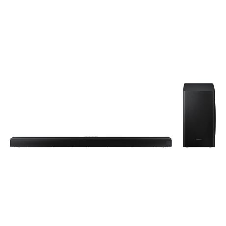 Soundbar Samsung HW-Q60T, 360 W, 5.1 canale, Subwoofer wireless, Bluetooth, Negru