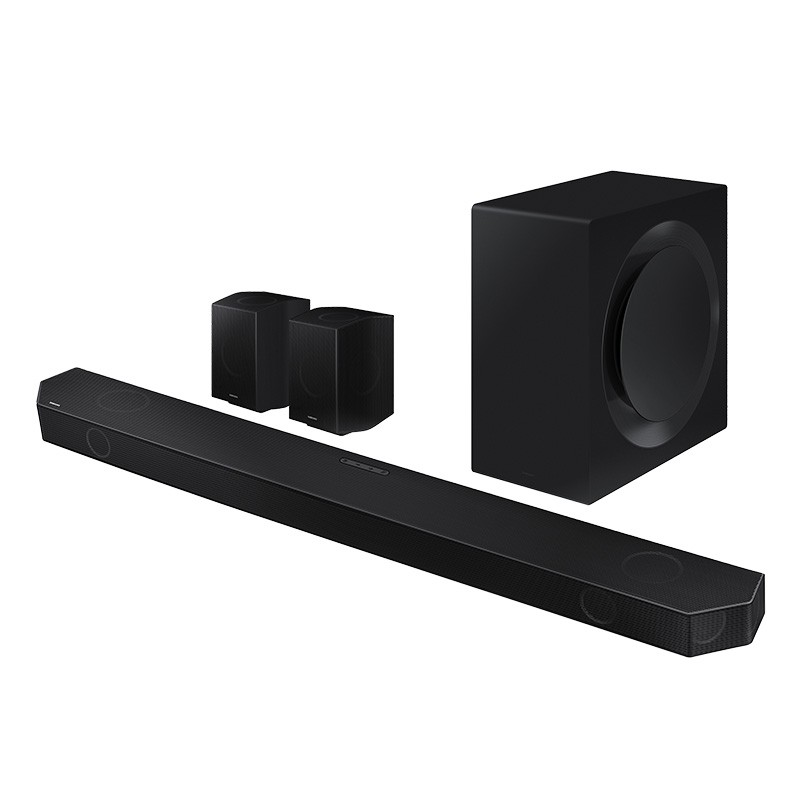 Soundbar Samsung HW-Q990B, 11.1.4 Ch, 656W, Subwoofer Wireless, Wireless Dolby Atmos, Wi-Fi, Bluetooth, Negru
