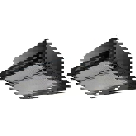 Hota Franke Smart FSM 601 BK/GL Crystallo Nero, Telescopica integrata, 380 m3/h, 1 motor, L 60 cm, Sticla neagra
