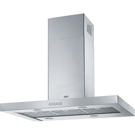 Hota Franke TALE 905 I XS, Semineu dreapta, 700 m3/h (intensiv), 3 viteze+Intensiv, Filtre metalice, Control touch, 90 cm, Inox satinat 325.0552.774