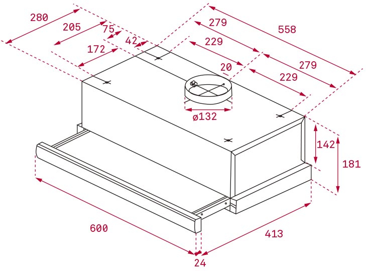 Hotă telescopică Teka TL 6310, 40474250