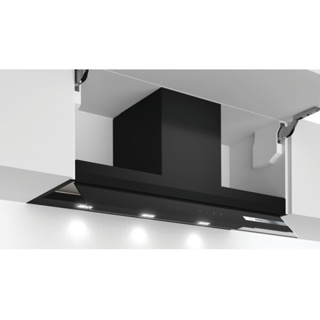 Hota Bosch Serie 6 DBB97AM60, Incorporabila, 90 cm, max 749 m3/h, 3 trepte de putere+Intensiv, 1 motor, Negru