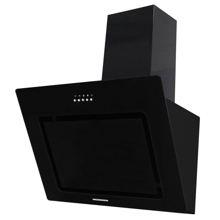 Hota decorativa Heinner DCH-650RGBK, Putere absorbtie 594.5 m3/h, 1 motor, 60 cm, Front sticla neagra
