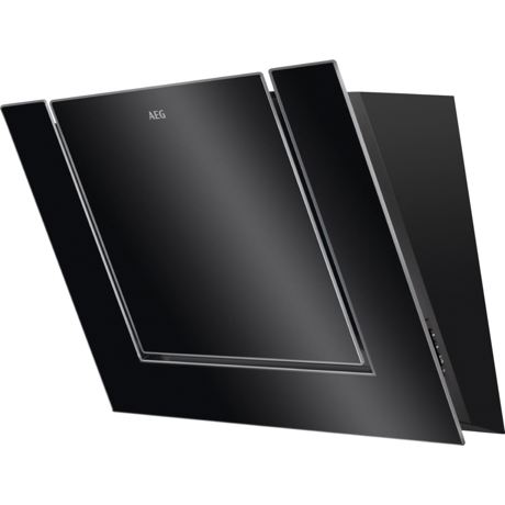 Hota AEG DVB3850B, Decorativa ecran, 80 cm, 1 motor, 647 mc/h, 3 viteze, Neagra