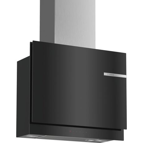 Hota Bosch DWF67KM60, Absorbtie periferica, 710 mc/h, 60 cm, TouchControl, PowerBoost, Sticla neagra