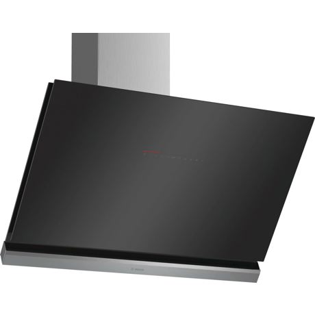 Hota Bosch DWK98PR60, absorbtie periferica, 840 mc/h Intensiv, TouchControl, 1 motor, 90 cm, HomeConnect, Sticla neagra