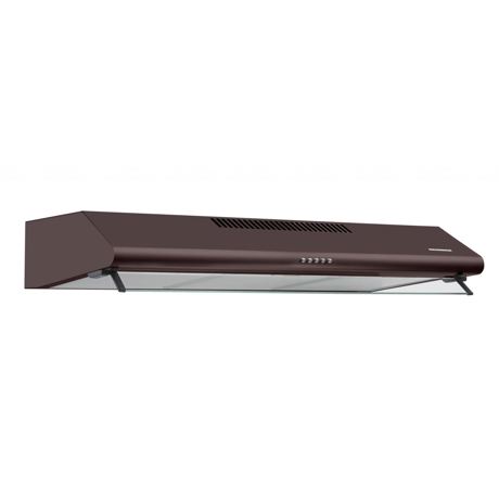 Hota Heinner HCH-490-BRW, Traditionala, 304.5 m3/h, 90 cm, 2 motoare, Iluminare LED, Maro