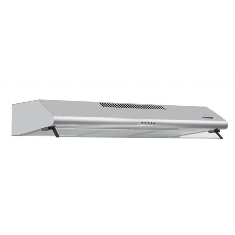 Hota Heinner HCH-490-SS, Traditionala, 304.5 m3/h, 90 cm, 2 motoare, Iluminare LED, Argintiu