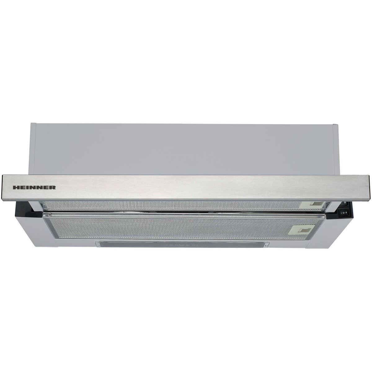 Hota Heinner HTCH-440FS, Telescopica incorporabila, 1 motor, 325 m3/h, LED, 60 cm, Inox