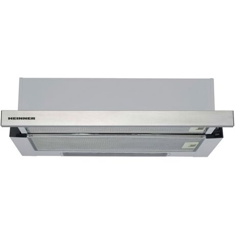 Hota Heinner HTCH-440FS, Telescopica incorporabila, 1 motor, 325 m3/h, LED, 60 cm, Inox