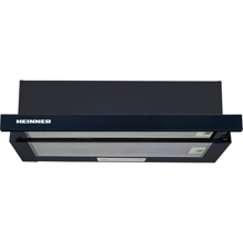 Hota Heinner HTCH-440GBK, Telescopica incorporabila, 1 motor, 325 m³/h, LED 1x2.5W, 60 cm, Negru + Sticla