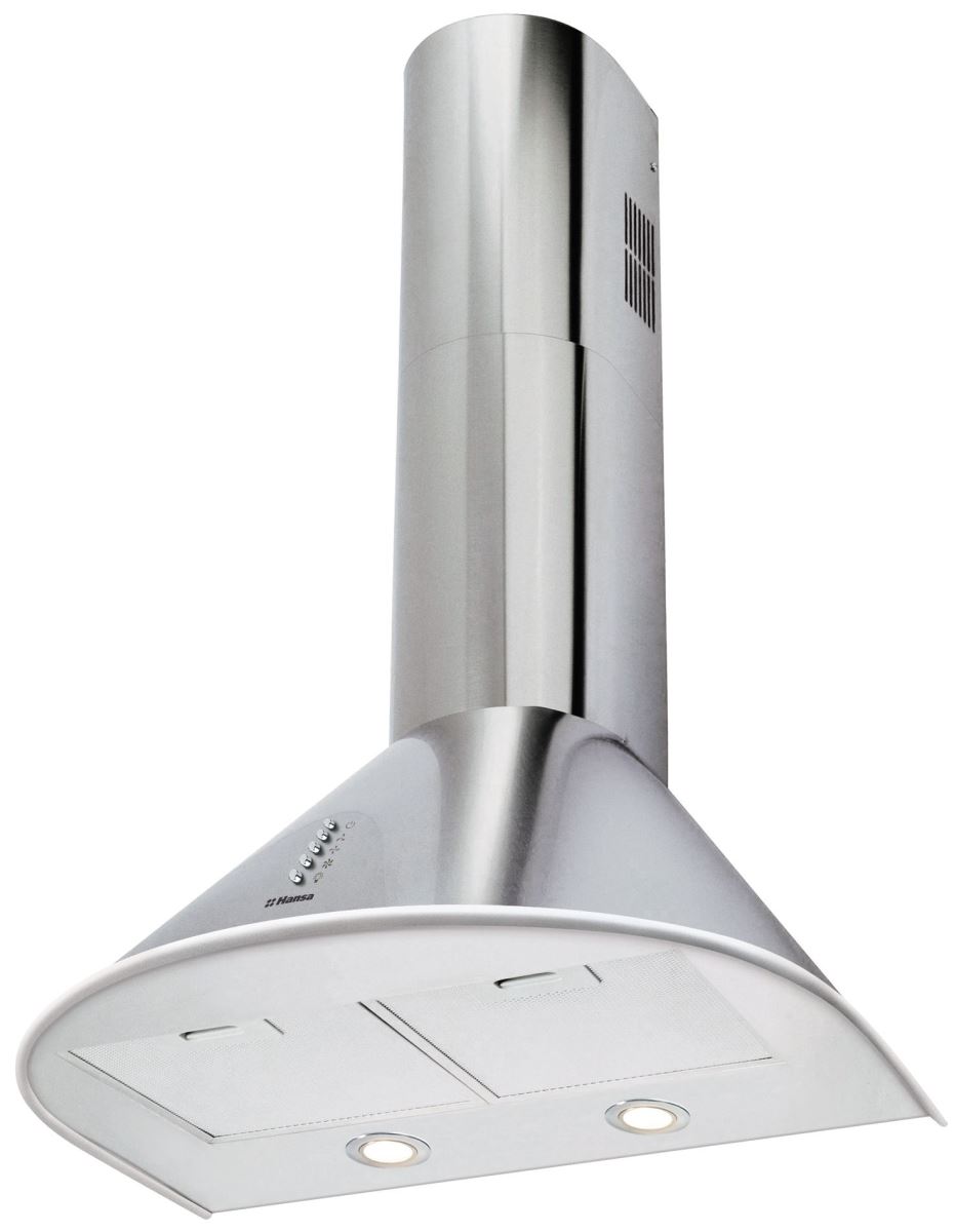 Hota Hansa OKP6222MH, Semineu rotunda, 60 cm, 414 m3/h, 3 viteze, Inox