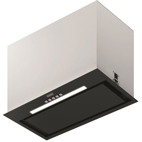 Hota Franke Box FBFE BK MATT A52, Incorporabila, 620 m3/h (intensiv), 3 viteze+intensiv, Iluminare LED, 52 cm, Negru mat, 305.0665.364