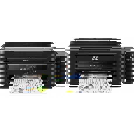 Multifunctional inkjet color CISS Epson L382, dimensiune A4, Printare, Copiere, Scanare