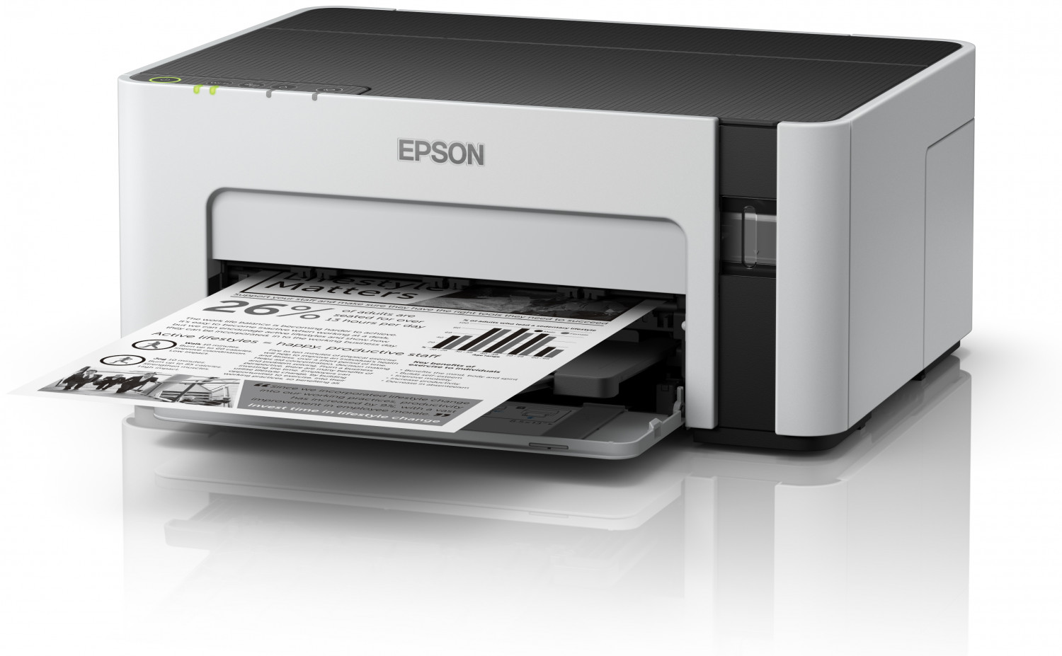 Imprimanta inkjet mono CISS Epson M1120, A4, USB 2.0, Wireless