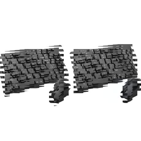 Kit Tastatura + Mouse Wired Delux, KA150+M136, USB, Neagru