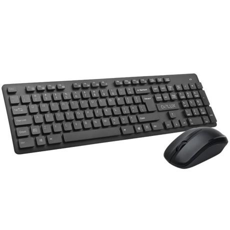 Kit Tastatura + Mouse Wired Delux, KA150+M136, USB, Neagru