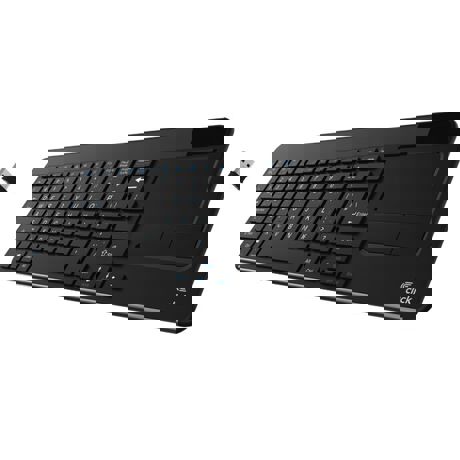 Tastatura wireless Click Touch K-L3-W, Negru