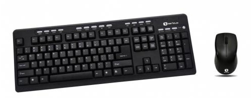 Kit tastatura si mouse Serioux MKM5500 Kit, USB, Black