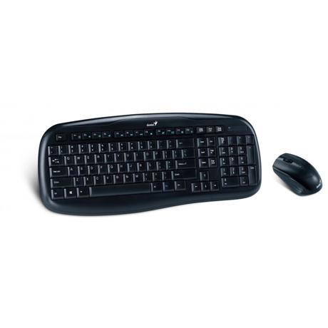 Kit Tastatura&Mouse Wireless Genius KB-8000X Black