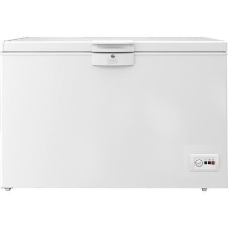Lada frigorifica Beko HSA29540N, 284 L, Functie congelare rapida, Iluminare LED, Cosuri metalice, Yala, L 129 cm, Alb
