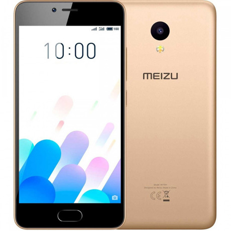 Telefon mobil MEIZU M5C Dual Sim Gold 4G, 5.0", RAM 2GB, Stocare 16GB