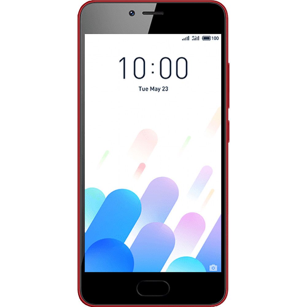 Telefon mobil MEIZU M5C Dual Sim Red 4G, 5.0", RAM 2GB, Stocare 16GB