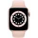 Smartwatch Apple Watch 6, GPS, Gold Aluminium 40mm, Pink Sand Sport Band