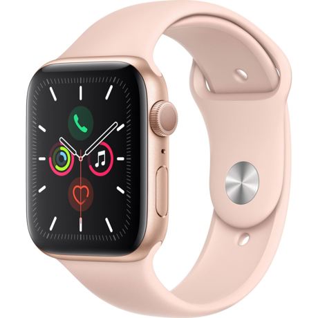 Smartwatch Apple Watch 5, Gold Aluminium Pink Sand Sport Band