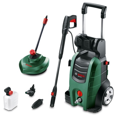 Masina de curatat cu presiune Bosch AQT 42-13, 1900 W, 130 bar, 420 l/h + cap curatare terasa + rezervor detergent