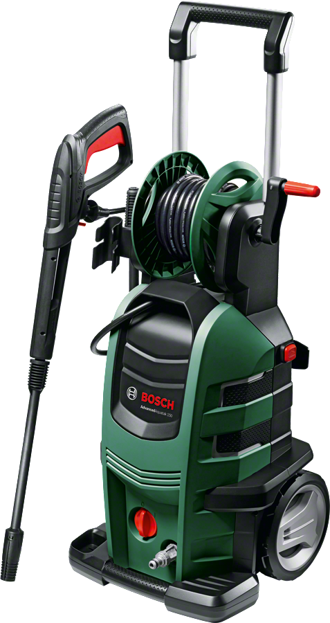 Masina de spalat cu presiune Bosch AdvancedAquatak 150, 2200 W, 480 l/h, 150 bar, Pompă metalică, Negru/Verde, 06008A7700