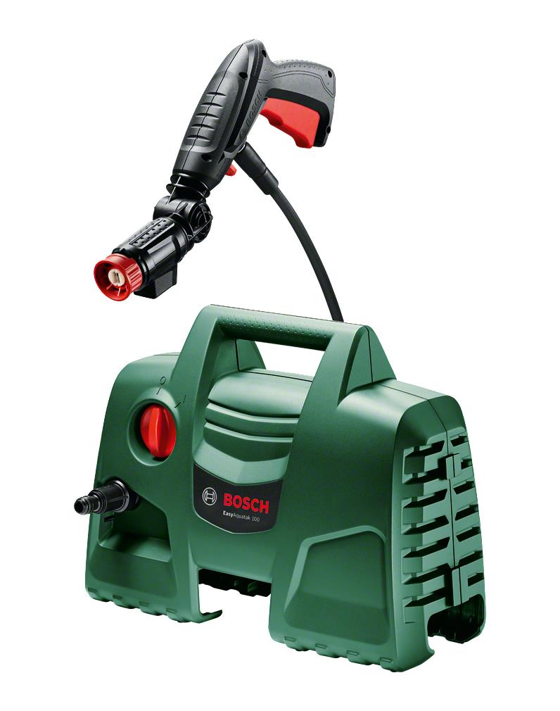 Masina de spalat cu presiune Bosch EasyAquatak 100, 1200 W, 300 l/h, 100 bar, Negru/Verde, 06008A7E00