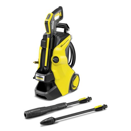 Aparat de spalat cu presiune Karcher K 5 Power Control *EU, 13245500, 2100 W, 145 bar, Pistol Power Control G 160 Q, Sistem Plug 'n' Clean, Negru/galben