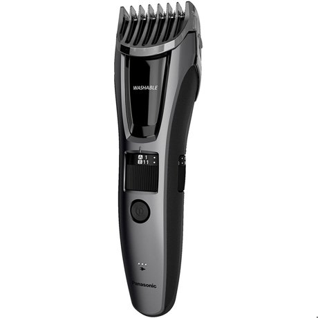 Aparat de tuns barba si mustata Panasonic ER-GB60-K503, NiMh, Aut 50 min., 2 piepteni (11-2mm/1-10mm), Negru/Gri antracit