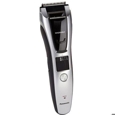 Aparat de tuns barba si mustata Panasonic ER-GB70-S503, Lavabil, Ni-MH, 50 min., 2 accesorii, Negru/Gri