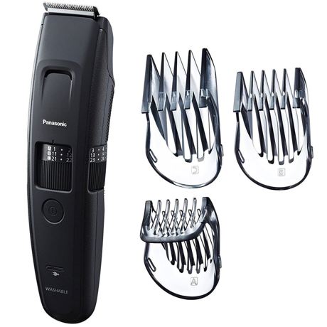 Masina de tuns barba Panasonic ER-GB86-K503, 57 trepte, Ni-MH, 50 min., 3 accesorii, Negru
