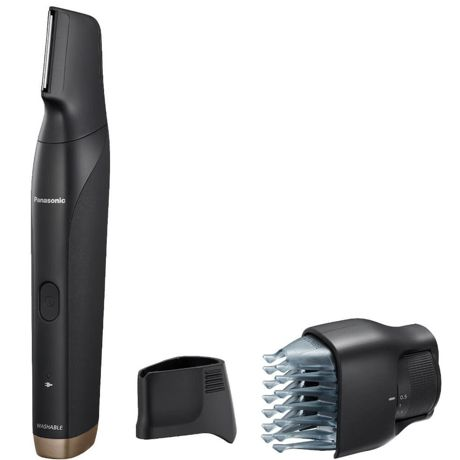 Trimmer pentru barba Panasonic ER-GD61-K503, Accesoriu pieptene (0.5 – 10 mm), Accesoriu tundere în detaliu, Autonomie 50 min., Negru