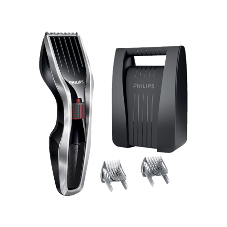Masina de tuns Philips HC5440/80, Acumulator, 24 Trepte, 0.5-23 mm, Acc. barba, Negru/Argintiu