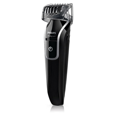 Kit de ingrijire Philips QG3320/15, 2 accesorii, Negru/Gri