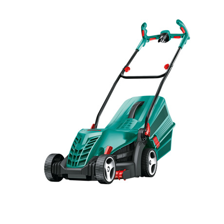 Masina electrica de tuns gazonul Bosch ARM 3400, 1300 W, Volum colectare, 40 L, Negru/Verde, 06008A6103