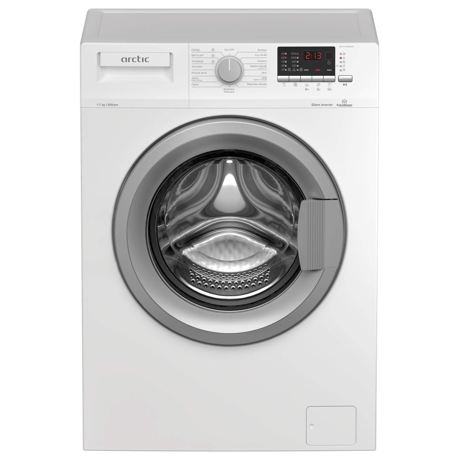 Masina de spalat rufe Arctic APL71224XLW3, 7 kg, 1200 rpm, ExtraSteam, Eco Wash, Child lock, Motor Silent Inverter, Display, Alb
