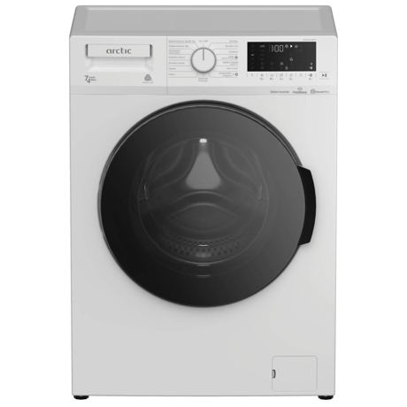Masina de spalat rufe cu uscator Arctic APLWD74126WST, 7 kg/4 kg, 1200 rpm, ExtraSteam, HomeWhiz (Bluetooth), Child Lock, Display digital, Motor Silent Inverter, Alb