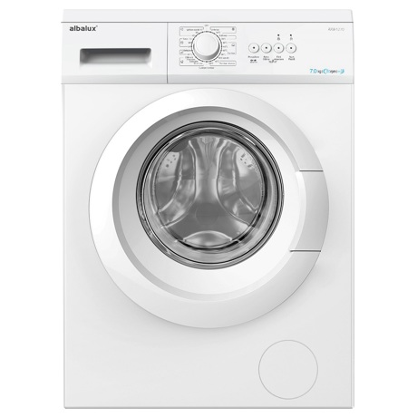 Masina de spalat rufe Albalux AXW1270, 7 kg, 1200 rpm, 23 de programe, Blocare acces copii, Alb
