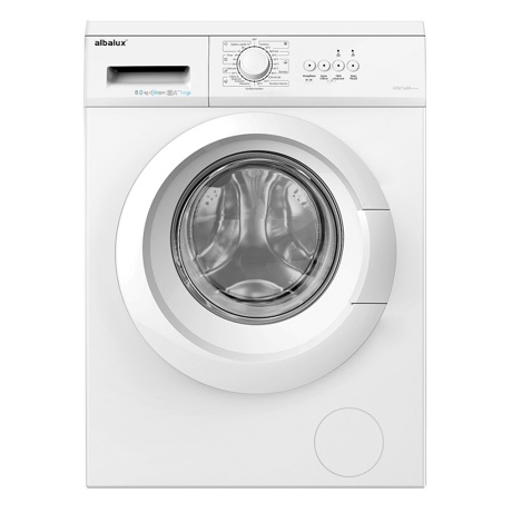 Masina de spalat rufe Albalux AXW148A+++, 8 kg, 1400 rpm, 23 de programe, Blocare acces copii, Alb