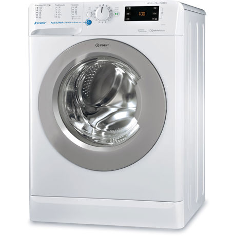 Masina de spalat Indesit Innex BWE 91484X WSSS, 9 kg, 1400 RPM, Alb