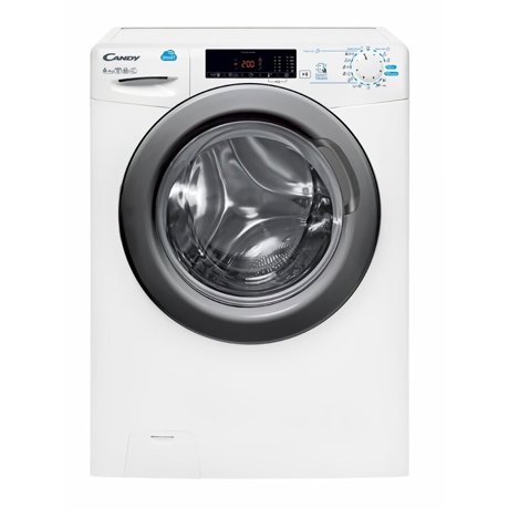 Masina de spalat rufe cu uscator Candy CSWS40464TDR/2-S, 6 Kg spalare / 4 kg uscare, 1400 RPM, NFC, 22 programe, Display, Alb 31008424