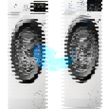 Masina de spalat rufe cu uscator Electrolux EW7W361S, capacitate spalare 10 kg, capacitate uscare 6 kg, 1600 rpm, Program Abur FreshScent, Alb