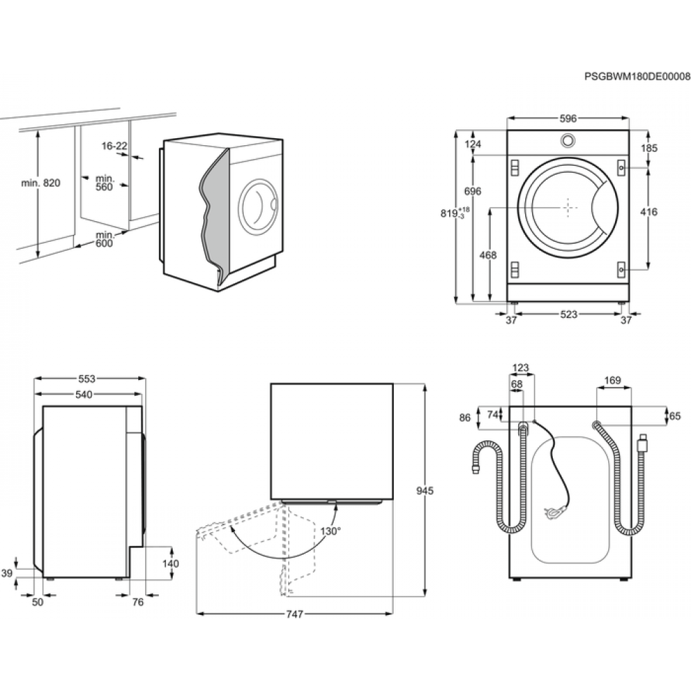 Masina de spalat rufe cu uscator Electrolux EW7W368SI clasa D