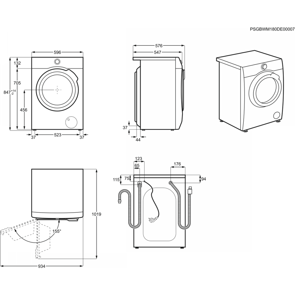 Masina de spalat rufe cu uscator Electrolux EW7W447W clasa C